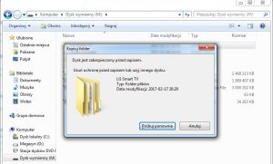 Dysk jest zabezpieczony